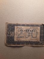Zilverbon uit 1938 waarde van twee en halve gulden, Postzegels en Munten, Bankbiljetten | Nederland, Ophalen of Verzenden