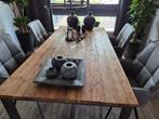 Te koop mooie industriële tafel, Huis en Inrichting, Tafels | Eettafels, Ophalen, 200 cm of meer, 50 tot 100 cm, Zo goed als nieuw