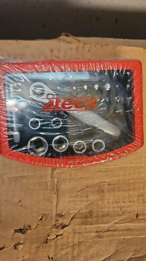4Tecx Bit en Ratelsleutelset 26 delig, Doe-het-zelf en Verbouw, Gereedschap | Handgereedschap, Nieuw, Ophalen of Verzenden