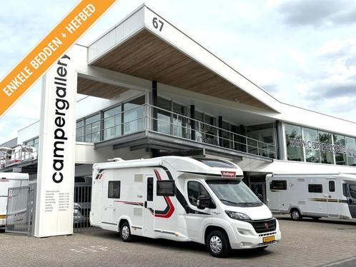 Challenger Mageo 357 ENKELE BEDDEN+HEFBED FACETOFACE EURO6, Caravans en Kamperen, Campers, Bedrijf, tot en met 4, Half-integraal