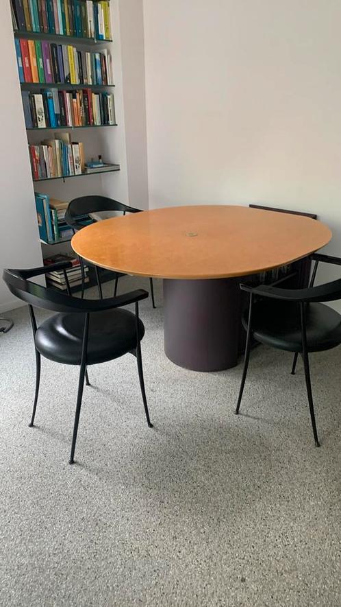 Vintage tafel met dire stoelen, Huis en Inrichting, Tafels | Eettafels, Gebruikt, 100 tot 150 cm, 100 tot 150 cm, Rechthoekig