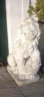 Stenen Leeuw Beeld Tuin Decoratie, Ophalen, Gebruikt, Steen, Dierenbeeld
