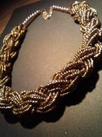 Gouden Koper Ketting, Verstelbaar, Ophalen of Verzenden, Zo goed als nieuw, Goud