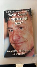 H. ten Berge - Johan Cruijff is ongeneeslijk beter, Ophalen of Verzenden, Zo goed als nieuw, H. ten Berge; H. Davidse