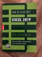 Aan de slag met Excel 2019, 4e druk - Ben Groenendijk, Ophalen of Verzenden, Zo goed als nieuw, HBO, Ben Groenendijk