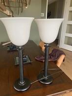 Staande lampen, Huis en Inrichting, Lampen | Vloerlampen, Ophalen, Zo goed als nieuw, Glas, Minder dan 100 cm