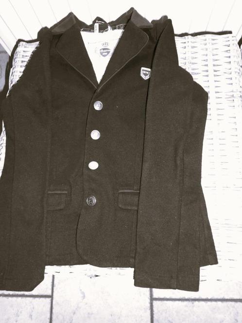 Paardrijkleding, jasje, plastron, shirt en broek, Dieren en Toebehoren, Paardrijkleding, Gebruikt, Bovenkleding, Dressuur, Ophalen