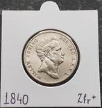 1 Gulden 1840 ( Zfr + ), Postzegels en Munten, Munten | Nederland, 1 gulden, Zilver, Ophalen of Verzenden, Koning Willem I
