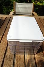 4 doorzichtige stapelbakjes voor broodbeleg, Ophalen of Verzenden, Zo goed als nieuw