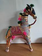 Vintage boho stoffen paard Rajasthan India, Antiek en Kunst, Ophalen of Verzenden