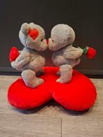 Schattige Knuffel Beertjes op Hart, Kinderen en Baby's, Speelgoed | Knuffels en Pluche, Ophalen of Verzenden, Zo goed als nieuw