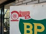 Vintage BP Reclamebord - Landbouw Trekker, Verzamelen, Ophalen, Gebruikt, ., .