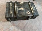 Stoere oude munitie kist. 25 euro !!, Huis en Inrichting, Ophalen of Verzenden, Zo goed als nieuw, 50 tot 100 cm, Minder dan 50 cm