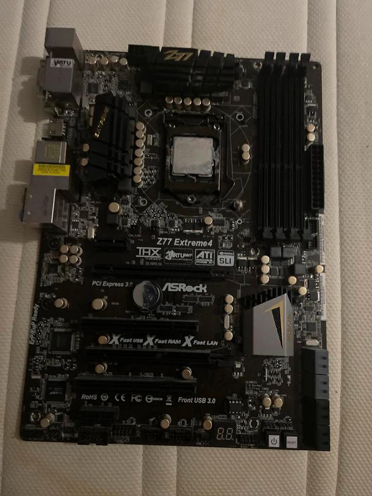 Moederbord + Nvidia GTX 1050 Ti, Computers en Software, Moederborden, Gebruikt, Intel, DDR3, Ophalen of Verzenden