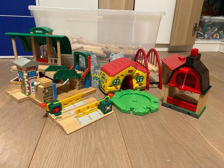 Brio treinset, Kinderen en Baby's, Speelgoed | Houten speelgoed, Gebruikt, Overige typen, Ophalen