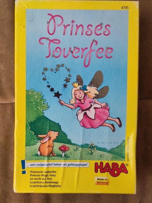 Prinses Toverfee spelletje van Haba, Hobby en Vrije tijd, Gezelschapsspellen | Bordspellen, Gebruikt, Drie of vier spelers, Ophalen of Verzenden