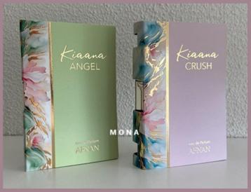 Kiaana set 2 niche parfum samples proefjes testers monsters beschikbaar voor biedingen