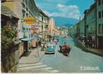 Oostenrijk, Villach met auto's Opel Rekord P1, Renault 8, Ophalen of Verzenden, 1960 tot 1980, Ongelopen, Oostenrijk