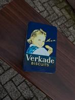 oud blik verkade biscuits, Verzamelen, Blikken, Ophalen of Verzenden, Gebruikt, Overige
