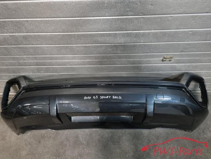 AUDI Q3 83A SPORTBACK DIFFUSER ACHTERBUMPER ORIGINEEL, Auto-onderdelen, Carrosserie en Plaatwerk, Bumper, Audi, Achter, Gebruikt