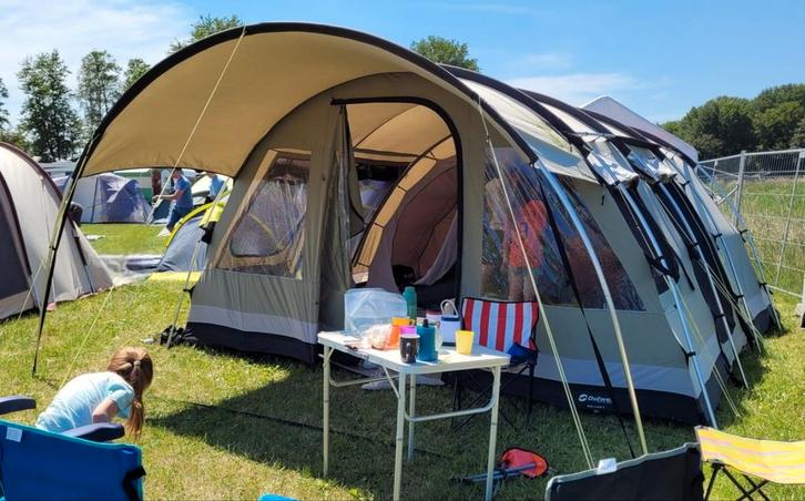 Outwell Bear Lake 6persoons, Caravans en Kamperen, Tenten, tot en met 6, Gebruikt, Ophalen