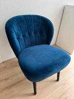Blauw Fauteuil, Huis en Inrichting, Fauteuils, Ophalen, Zo goed als nieuw, 75 tot 100 cm, 50 tot 75 cm