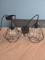 Set van 2 Zwarte Hanglampen, Ophalen of Verzenden, Zo goed als nieuw, Minder dan 50 cm