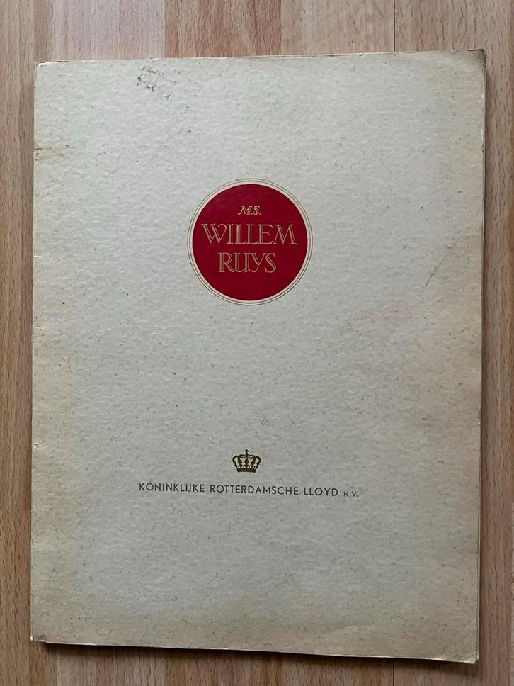 Willem Ruys - Koninklijke Rotterdamsche Lloyd - 1947, Boeken, Vervoer en Transport, Gelezen, Boot, Ophalen of Verzenden
