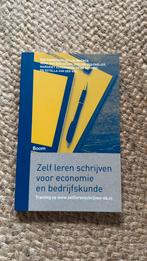 Zelf leren schrijven voor economie en bedrijfskunde – Boom, Ophalen of Verzenden, Zo goed als nieuw