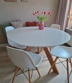 Ronde eettafel 120cm in goede staat, Ophalen, Rond, Zo goed als nieuw, 100 tot 150 cm