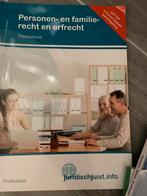 Personen- en familierecht en erfrecht, Ophalen of Verzenden, Zo goed als nieuw, MBO