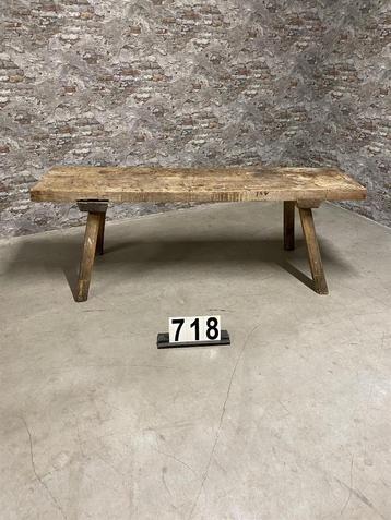 Originele vintage houten sidetable | Slagtafel nr.718