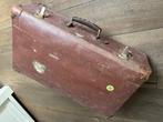 Vintage Hulshof koffer, Sieraden, Tassen en Uiterlijk, Koffers, Overige materialen, Slot, Gebruikt, 55 cm of meer