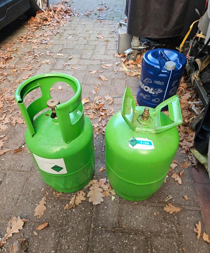 2 lege R134-A hervulbare cilinders, Auto diversen, Autogereedschap, Ophalen