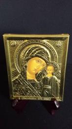 Russisch ICOON “Moeder Gods van KAZAN” 11x13 cm., Ophalen of Verzenden, Zo goed als nieuw