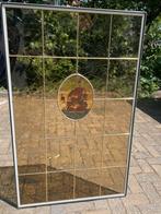 Voorzetraam raam glas in lood stijl met schip schildering, Ophalen, Zo goed als nieuw, 80 tot 120 cm, Glas in lood