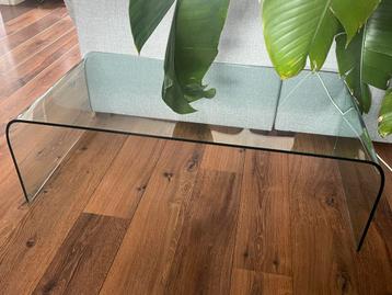 Design glazen salontafel 120 x 60 x 40 beschikbaar voor biedingen