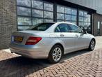 Mercedes-Benz C-klasse 180 | 1/2 Leer | Autm | Navi | Clima, Automaat, Zwart, Start-stop-systeem, Bedrijf