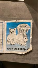 Spaarcrematieplan .. tekoop aangeboden .  Tot 80 kg, December, Meerdere dieren