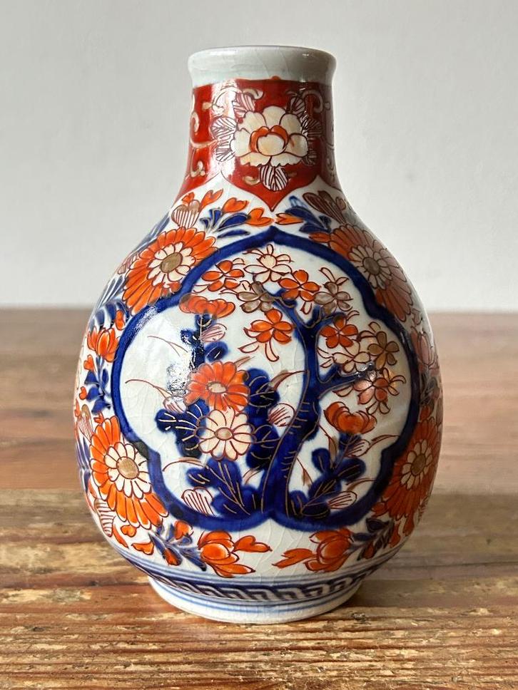 Vaas / bloemenvaas - Imari - porselein - Japan, Antiek en Kunst, Antiek | Porselein, Ophalen of Verzenden