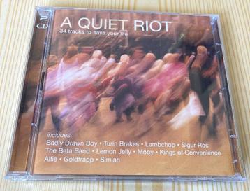 2 CD A Quiet Riot: 34 Tracks To Save Your Life (Verzamel) beschikbaar voor biedingen
