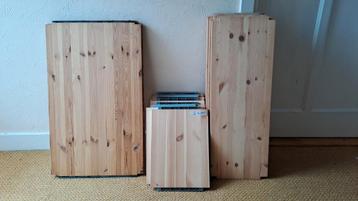 Ikea ivar planken, 2* 80bij50, 9* 40bij30cm, 6* 80bij30cm