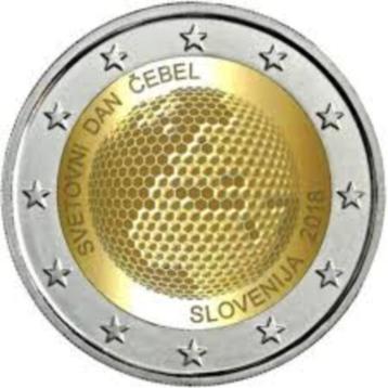 2 Euro Slovenie 2018 - Wereld Bijendag - UNC beschikbaar voor biedingen