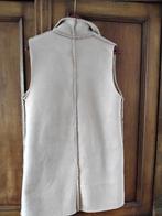 Suède Lange Bodywarmer - 2 Kanten Draagbaar, Kleding | Dames, Bodywarmers, Beige, Maat 42/44 (L), Ophalen of Verzenden, Onbekend