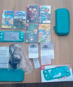 Switch Lite turquoise met 6 games en doos, Ophalen of Verzenden, Zo goed als nieuw, Zonder controller, Switch Original
