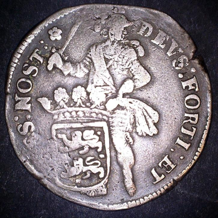 West Friesland, Medeblik, 30 stuiver, 1686, Postzegels en Munten, Munten | Nederland, Overige waardes, Vóór koninkrijk, Zilver