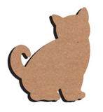 Gomille MDF huiskat 13 x 15 cm dikte 5 mm, .., Materiaal, ., Nieuw
