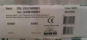 Verschillende soorten Clik PVC vloer COREtec (rest) beschikbaar voor biedingen