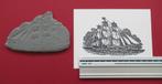 Stempel; Zeilschip, Ophalen of Verzenden, Zo goed als nieuw, EZ-mounted stempel