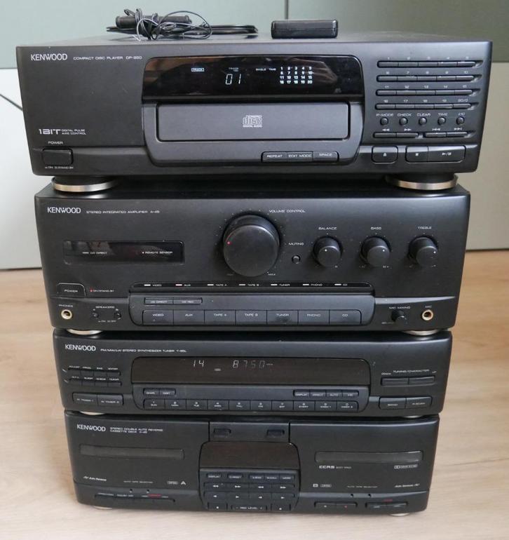Kenwood stereoinstallatie losse componenten (incl speakers), Hobby en Vrije tijd, Elektronica-componenten, Gebruikt, Ophalen
